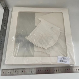 Set 5 Cutii pentru Baloane, Flippy, Model Scris Bride, Tematica Nunta, Cuburi Decorative din Plastic, Accesorii pentru Petrecere, 30 x30 cm, Transparente Contur Alb - Img 7