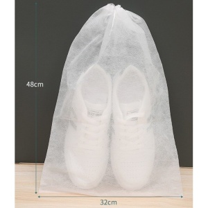 Set 50 de Saci de Depozitare Incaltaminte, Flippy, de Protectie, pentru Voiaj, Netesut, Rezistenti la Praf, Protectie Solara, Anti-Ingalbenire, 48x32 cm, Marime Mare, Transparent - Img 2