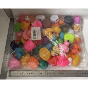 Set 50 Ratuste pentru Baie, Flippy, 6x5.5x5.5 cm, Multicolore - Img 2