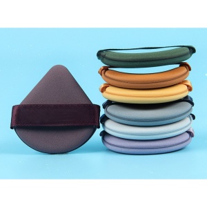 Set 7 Bureti de Machiaj Flippy, Reutilizabili, Utilizare Umeda sau Uscata, Powder Puff, 5.5 x 5.5 x 0.9 cm, Multicolor - Img 13