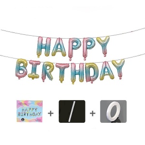 Set baloane folie Flippy, Happy Birthday, 40 cm, multicolor - Img 2