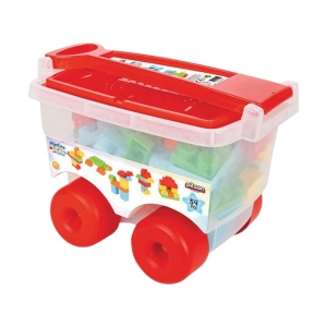 Set constructie Pilsan Master Blocks in Trolley 56 piese - Img 3