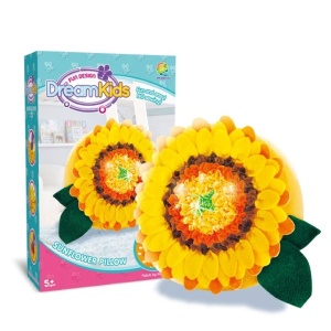 Set creatie perna pentru copii, Dream Kids, Floarea Soarelui - Img 2