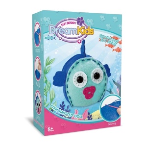 Set creatie perna pentru copii Model 2, Dream Kids, Peste - Img 4