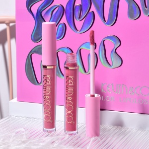 Set de Buze, KEVIN &amp; COCO, Pink Girl, 6 Lip Gloss-uri, 17 x 14.8 x 2.9 cm, Roz/Maro - Img 5