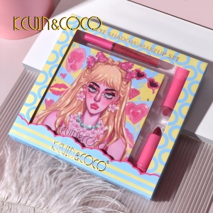 Set de Machiaj, Kevin & Coco, 26 de Culori, Pigmentate, Fard de ochi, Ruj, Gloss, Fard Obraz, 19x18x2 cm, Diferite Nuante - Img 6