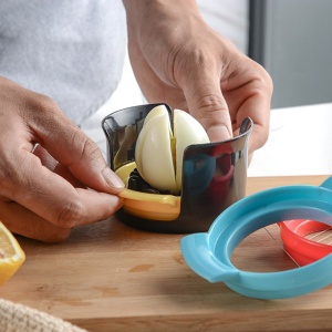 Set feliator 3 in 1 multifunctional Flippy, feliatoare pentru oua/fructe, PP/otel inoxidabil, multicolor, 9 x 10.5 x 5.5 cm - Img 3
