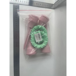 Set picuratoare cu valva pentru irigare Flippy, design floare, viteza reglabila, fixare prin infigere, practic, 16.8 x 9 cm, roz - Img 12