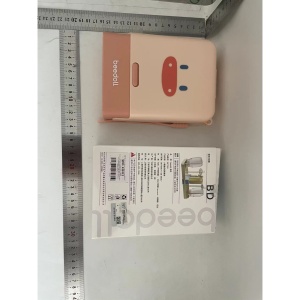 Set Portabil cu Suport de Spalare/ Uscare Biberoane, Flippy, Perii de Silicon pentru Curatarea Tetinelor, Suzetelor, Paharelor si Biberoanelor, Cutie Multifunctionala, Model Animat, Roz - Img 2