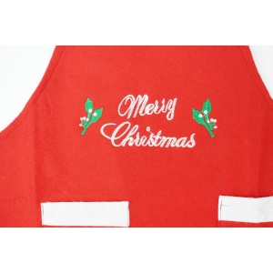 Sort Craciun, Flippy,cu inscriptie Marry Christmas, rosu, pentru adulti, poliester - Img 3