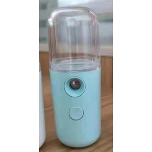 Spray de Hidratare Facială cu Tehnologie Nano, Flippy, Hidratare, Igienizare, Abur Rece, Încărcare USB, Capacitate 30 mL, 10cm, Albastru - Img 2