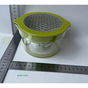 Storcator de Fructe 2 in 1, Flippy, cu Razatoare si Separator Ou, 14.8 x 8 x 13 cm, Verde - Img 14