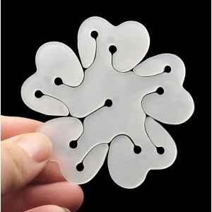 Suport pentru Baloane, Flippy, Care Formeaza o Floare, cu Doua Straturi, pentru 11 Baloane, 8x8cm, 4.6g - Img 5