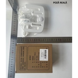 Suport pentru Incaltamintea de Casa, Flippy, fara Perforare, Montare pe Perete, Prindere Adeziva, 11.6x11x4.8cm, Alb - Img 4