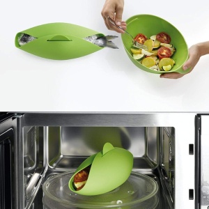 Tava de Copt pentru Cuptor, Flippy, pentru Paine, Peste, Legume, din Silicon, Pliabila, Multifunctionala, Forma pentru Preparare si Gatiere, 24.5x9 cm, Verde - Img 7
