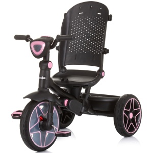 Tricicleta cu copertina si sezut reversibil Chipolino Derby flamingo - Img 8
