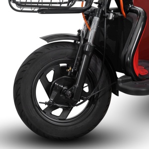 Tricicleta electrica, Volta APM5, 1000W, 25 km/H, 60V, 20 AH, Autonomie pana la 40 km, rosu, fara permis - Img 16
