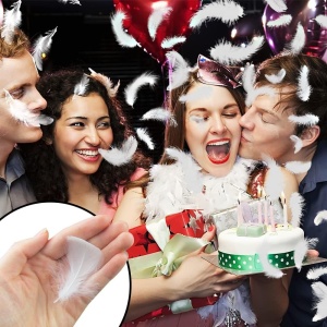 Tub de Confetti, Flippy, Model Pene, 27 cm, Make It Fly, Alb - Img 7