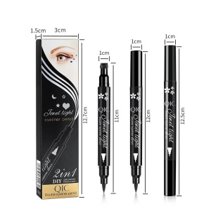 Tus Lichid pentru Ochi, Flippy, 2 Capete, Eyeliner si Stampila Inima, Pentru Ochi si Corp, 50 g, Rezistent la Apa, 12.7 x 3 cm, Negru - Img 11