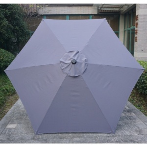 Umbrela Terasa/Gradina Flippy , Inaltime 2,5 m, Diametru 2.30 m, Manivela/Inclinare, Gri - Img 3
