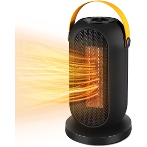 Aeroterma / Radiator Flippy PTC-1500Q1, 1200 W, 2 trepte de putere, termostat reglabil, Negru - Img 4