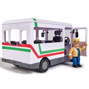 Autobuz Simba Fireman Sam Trevors Bus cu figurina si accesorii - Img 3