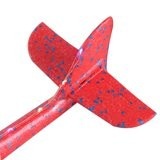 Avion Planor Flippy, cu Lumini pe Toata Lungimea, din Poliester, 48 cm, Rosu - Img 2