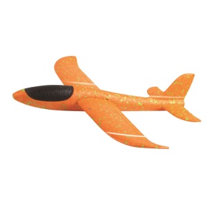 Avion Planor, in punga, Flippy, din Polistiren, Lungime 47 cm, Portocaliu - Img 3
