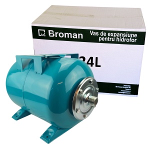 Bazin hidrofor metalic 24 L Broman