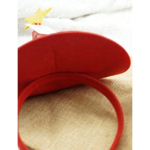 Bentita/cerc tip palarie de Craciun, culoare rosie cu led, marime standard, Flippy - Img 10