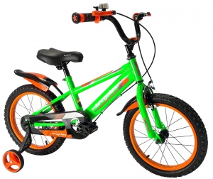 Bicicleta BRC copii 2-4 ani A1201 12" Verde - Img 1