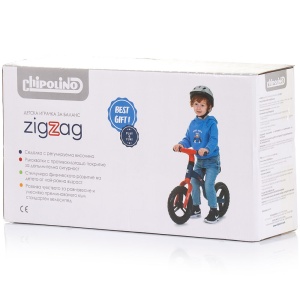 Bicicleta fara pedale Chipolino Zig Zag orange yellow - Img 4