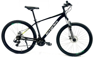 Bicicleta MTB 29″ BR Tornado, cadru Aluminiu, 21 viteze, cu Shimano, Negru