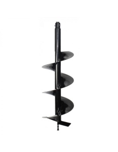 Burghiu de pamant pentru motoburghiu 150 mm x 800 mm + Maner manual - Img 2