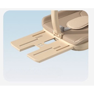 Carucior Sport Flippy 3in1, 6-36 Luni, Pliabil, Tavita pentru Masa, Pat de Dormit, Centura de Siguranta, Roti 360 Grade, Reversibil, Parasolar, Maner Reglabil, 64 x 35 x 100 cm, Panda, Crem - Img 3