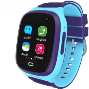 Ceas Smartwatch Pentru Copii LT31E-4G cu Functie Telefon, Localizare GPS, Istoric traseu, Apel de Monitorizare, Camera, Albastru - Img 1