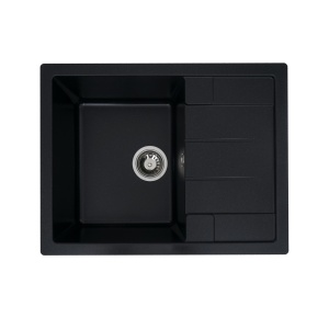 Chiuveta de bucAƒtAƒrie Elefant Premium Intenso , Negru metalic 465x340 mm - Img 1