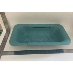 Cos pentru Scurgere Chiuveta de Bucatarie, Flippy, Plastic, Telescopic, 36x20x5 cm, Verde - Img 2