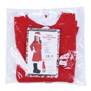 Costum Craciunita Flippy® Fata, 1-3 ani, 3 piese, Polar - Img 2