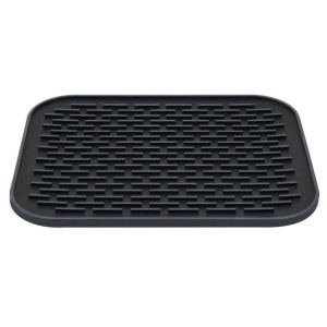 Covoras din Silicon pentru Scurgere Vase, Flippy, Uz Casnic, Rezistent la Temperaturi Ridicate, Izolator, 30x24 cm, Negru - Img 10