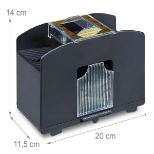 Dispozitiv pentru amestecat carti de joc Flippy, automat, 20.5x10x8.5cm - Img 2