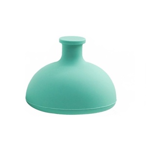 Dispozitiv Terapeutic Sputa, Flippy, Cupa pentru Terapie Toracica, Dispozitiv de Eructare, pentru Sugari si Copii, 7.5 x 6 cm, din Silicon, Verde - Img 1