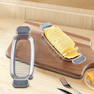 Feliator de Alimente, Flippy, pentru Branza, Unt, Oua, din Aluminiu, 19.5 x 6.5 x 2 cm, Argintiu - Img 9