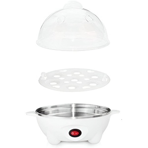 Fierbator de Oua Electric, Flipppy, Capacitate 7 oua, Aparat de fiert oua, 220V, Oprire Automata, 3 Moduri de Fiert Oua, 15 x 15 x 15 cm, Culoare Alb - Img 5