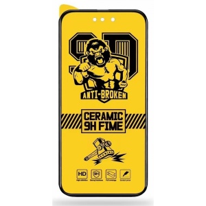 Folie de protectie Ceramica Flippy®, Transparenta HD, 9H, pentru Oppo A16 margini negre - Img 6
