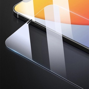 Folie ecran Flippy pentru iPhone 14 Pro Max din Sticla, Tempered Glass, Transparenta - Img 3