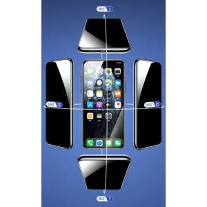 Folie protectie Flippy pentru iPhone 14 Plus, Sticla securizata, temperata, duritate 9H, Privacy 360, Transparenta, Protectie Completa - Img 8