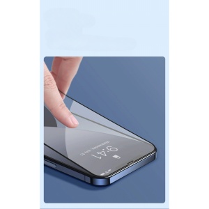 Folie protectie Flippy pentru Samsung S23, Sticla securizata, temperata, duritate 9H, Transparenta cu margini negre, Protectie Completa - Img 2