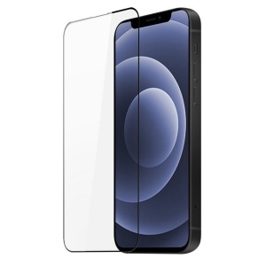 Folie Sticla securizata electrostatica Flippy pentru iPhone 12 Pro Max, Sticla ESD, Top Glass, Anti-static, Negru - Img 2