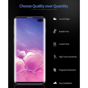 Folie Sticla securizata electrostatica Flippy pentru Samsung A50, Sticla ESD, Top Glass, Anti-static, Negru - Img 2